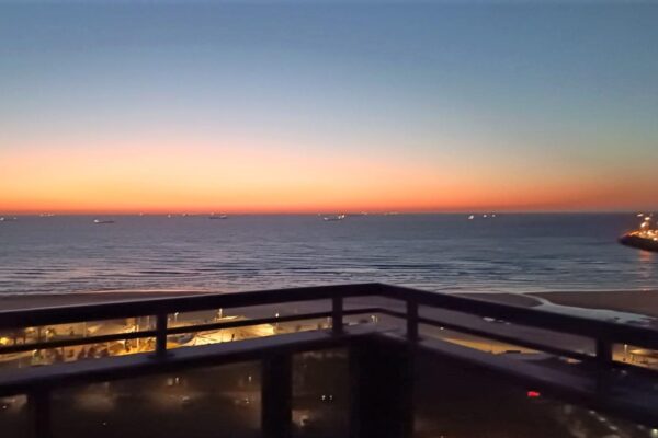 נגיעה מול הים